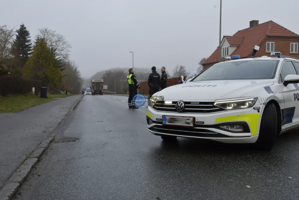 Vejen er spæret i begge retninger